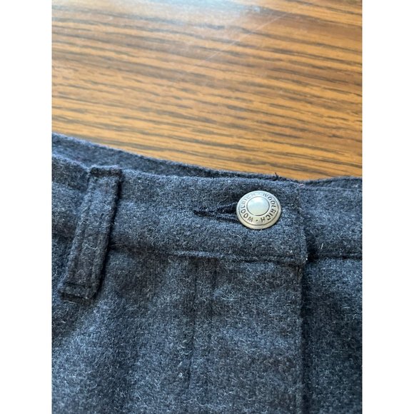 John Rick & Bros Woolrich woman’s charcoal grey colored lined wool skirt size 10 - Picture 4 of 8